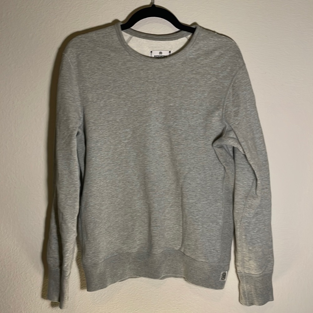 Reigning Champ men heather gray sweatshirt small